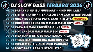 Download lagu DJ SLOWBASS TERBARU 2026 || DJ BAPAKKU NU IBU MUSLIMAT || DJ SITI SITI FATIMAH YA ALLOH VIRAL TIKTOK mp3