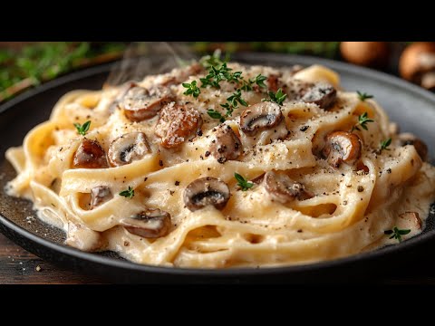 So cremig hast du Pasta noch nie gegessen, veganes Maronen-Pilz Wunder