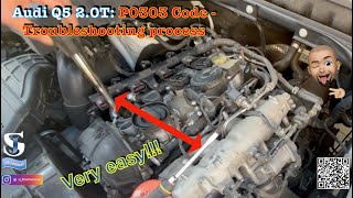 How to repair your Audi Q5 2.0T:  Misfiring cylinder - P030X Troubleshooting