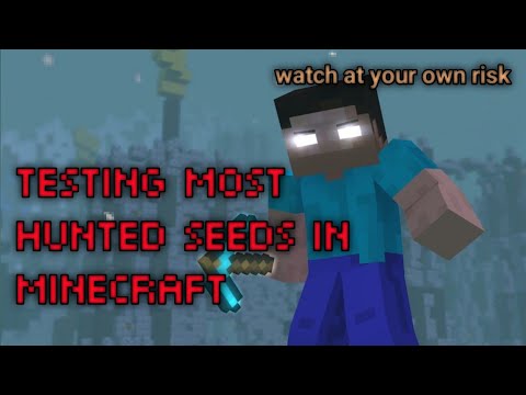 Amit upadhyay - Testing most scary minecraft seeds | minecraft haunted seeds