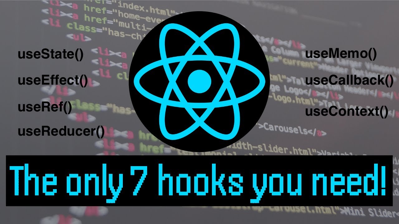 Please Master These 7 React Hooks