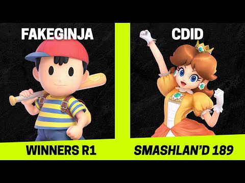 SmashLAN'd 189 Winners R1 - FakeGinja (Ness) vs CDID (Daisy) - SSBU Tournament