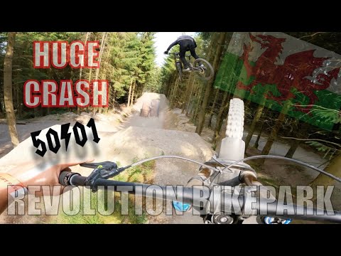 Revolution Bikepark // 50to01 // Vision // Huge CRASH