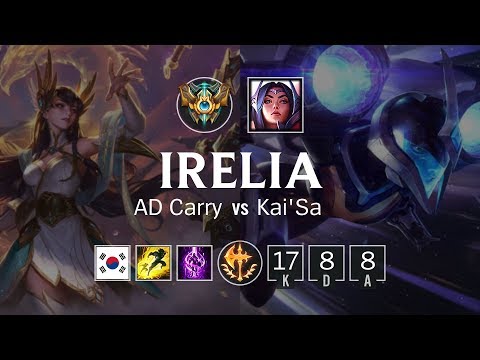Irelia ADC vs Kai'Sa - KR Challenger Patch 8.21