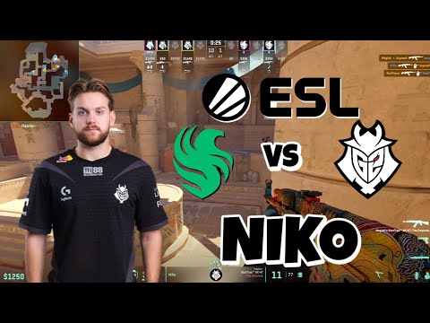 CS2 POV | G2【NiKo】(23-8) vs Falcons (Anubis) | ESL Pro League Season 19