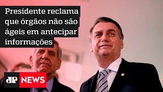 Bolsonaro cobra do GSI mais acesso a dados estratégicos e de segurança