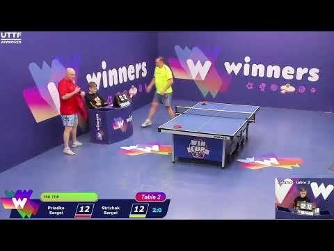 WINners CUP table 2  10.01   Priadko Sergei - Strizhak Sergei  20:00