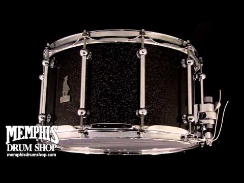 Brady 14 x 8 Jarrah Ply Snare Drum - Black Sparkle Lacquer - 360