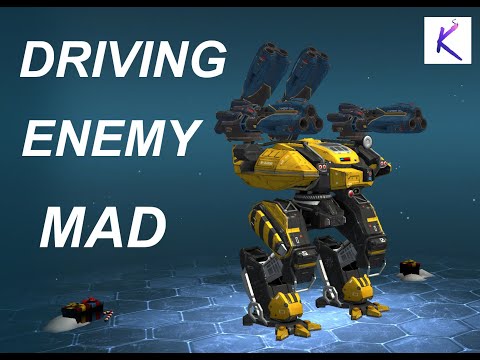 4X MK2 Chimera Behemoth DRIVING ENEMY MAD and come all the way to kill me| War Robots pro gameplay