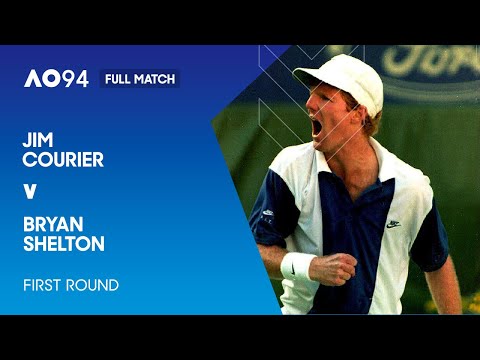 Jim Courier v Bryan Shelton Full Match | Australian Open 1994 First Round