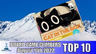 Top 10 Board Game Climbers for Week Ending in Aug 17th 2022