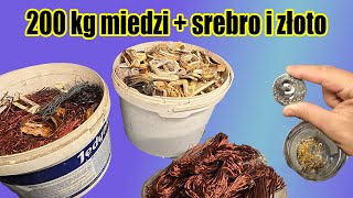 To już 200 kg miedzi z drobiazgów.