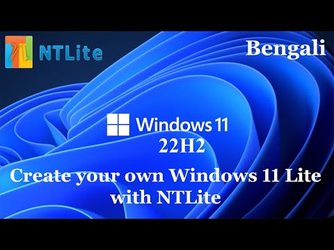 Create Your Own Modified Windows 11 Lite ISO With NTLite Software ** Check Description for 