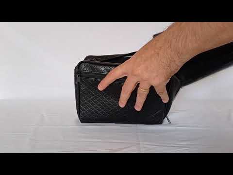 Pasta Tradicional Media CCB Biblia e Hinário Preto Matelasse R1743 - Musical Rava