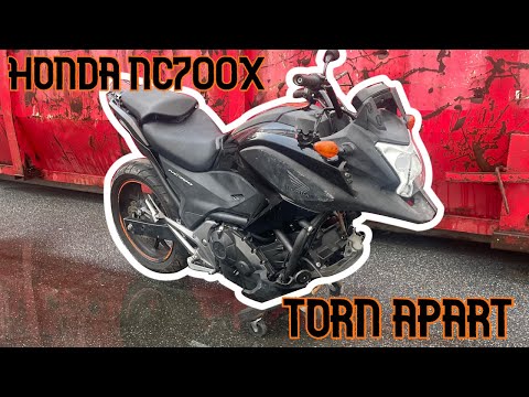 Thumbnail for This 2015 Honda NC700X Was Wrecked | Timelapse Teardown by Motorcycle, Suzuki, BMW