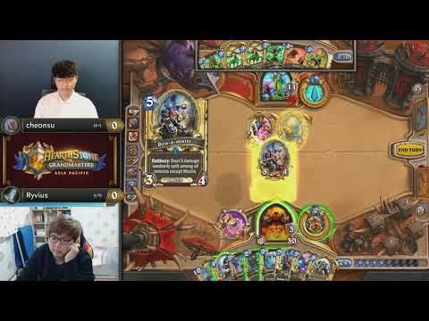 che0nsu vs Ryvius - Hearthstone Grandmasters Asia-Pacific S2 2019 - Week 6