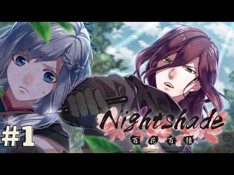 Nightshade, an Otome game for girls - Gameplay walkthrough Part 1 (Switch/Steam)