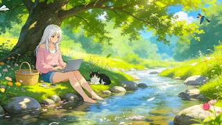 Calm Mind | Luna Lofi Girl for Programming & Introverts | Nature Picnic Music