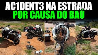 Ac1dent3 na estrada com Triumph Tiger 1200 por causa do baú