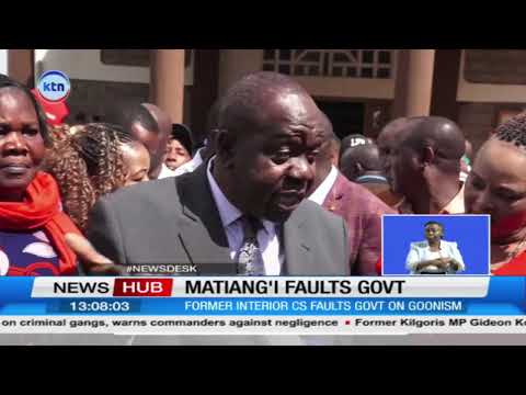 Opposition warns rising goonism is hurting Kenya's investment climate