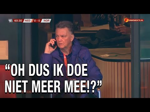 Louis van Gaal doet niet meer mee