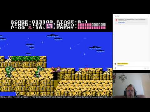Previous Live Stream of Ninja Gaiden (NES) and Faxanadu