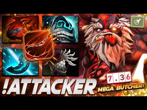 Attacker Pudge Mega Butcher Reaction - Dota 2 Pro Gameplay [Watch & Learn]