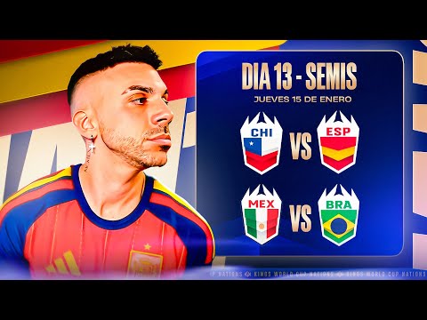 🔴ESPAÑA - CHILE y MEXICO - BRASIL | SEMIFINALES MUNDIAL KINGS LEAGUE EN DIRECTO - DjMaRiiO