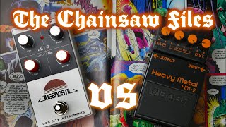 Video thumbnail for The Chainsaw Files - God City Instruments GCI Jugendstil vs Boss HM-2 clone comparison by Dome