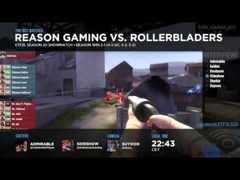 ETF2L S20 Showmatch: Reason Gaming vs. Ze Knutsson Rollerbladers (Interviews)