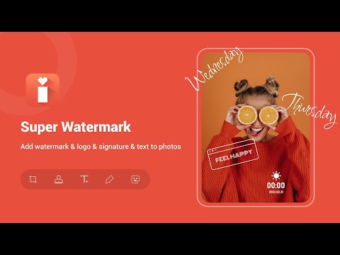 Add Text Watermark to Photos Video