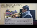LIBRO ESSENTIAL ELEMENTS TROMPETA Ejercicio Nro 44 OH SUSANNA
