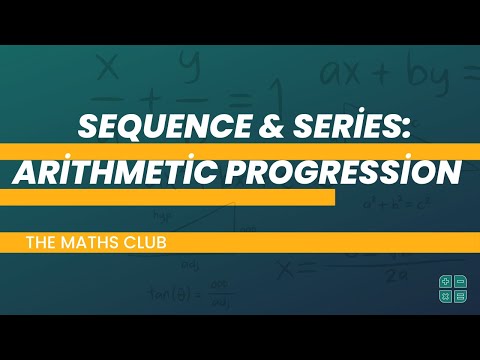 Arithmetic Progression | The Maths Club | WAEC | NECO | JAMB