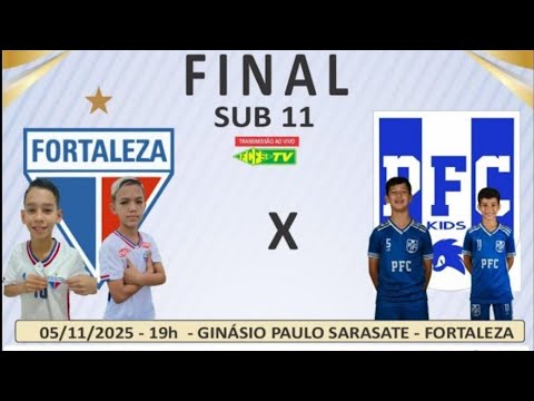 FINAL CAMPEONATO CEARENSE DE FUTSAL 🏆 Fortaleza EC vs PFC Kids | SUB-11