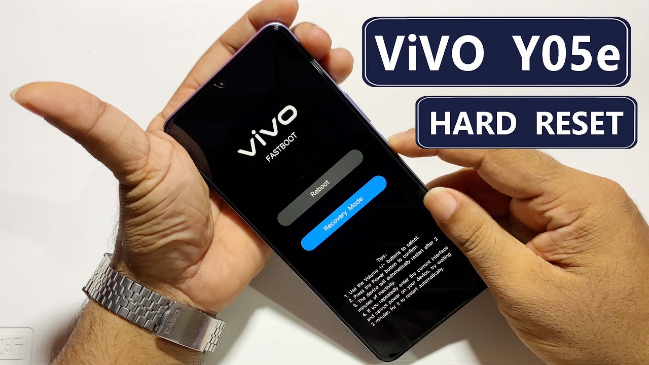 Vivo Y05e Hard Reset | Forgot Your Vivo Y05e Password? Hard Reset Solution