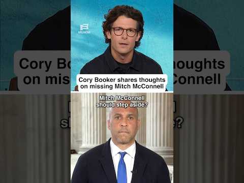 Cory Booker shares thoughts on missing Mitch McConnell