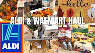 NEW! THIS WEEKS FALL ALDI HAUL AND WALMART GROCERY HAUL