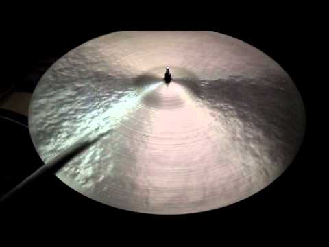 22 Rustico Senescent Ride, 2459g - Handcrafted cymbals by Craig Lauritsen