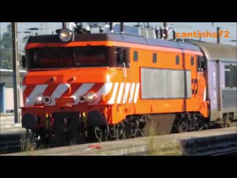 Marcha formação Maquinistas, LE 2600(2601) com 7 carruagens Corail