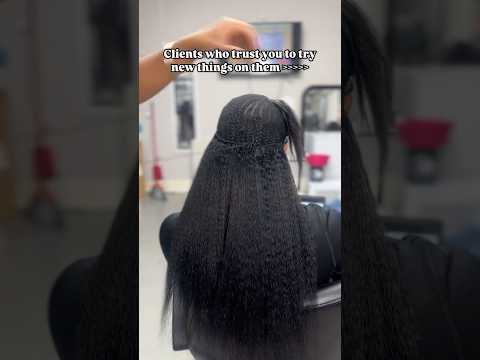 ✨Achieve that flawless, natural vibe with our Kinky Straight hair bundles! #hairweave #kinkystraight