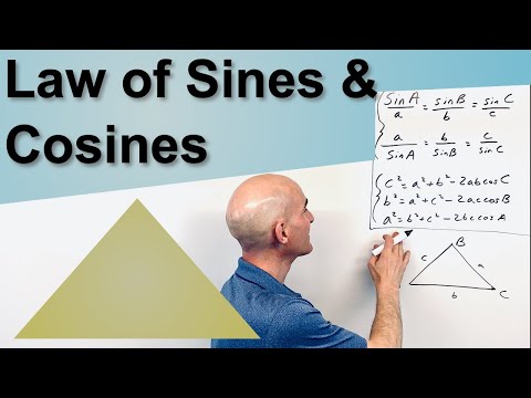 Law of Sines and Law of Cosines (4 Examples)