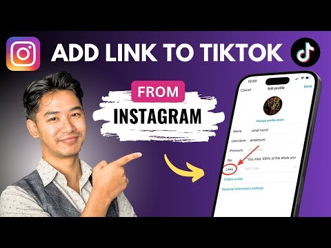 How To Add Instagram Link To TikTok Bio