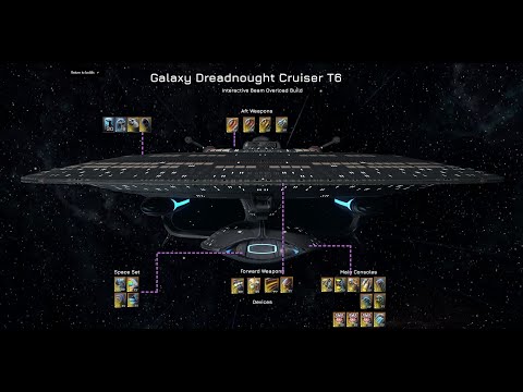 The Galaxy Dreadnought Cruiser Beam Overload Build from SRS