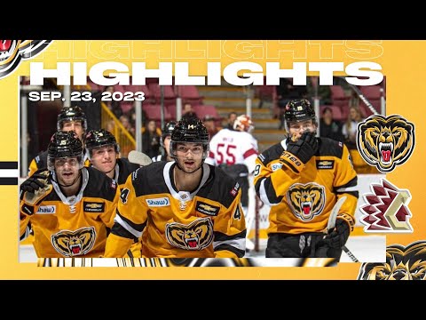 Victoria Grizzlies (4) at Chilliwack Chiefs (3) Game Highlights September 24, 2023