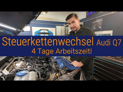 Audi Q7 3.0 TDI Steuerkettenwechsel – komplette Reparatur Schritt für Schritt #audi #audiq7 #autos