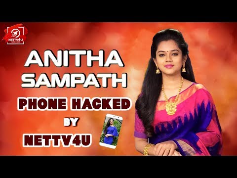 Anitha Sampath Phone Secrets Hacked By Nettv4u - Exclusive Interview | News Reader | Meme Crush