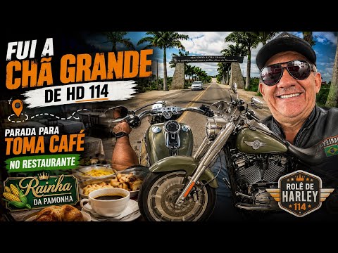🏍️ FUI A CHÃ GRANDE DE HARLEY HD 114! 😱 | PARADA NO CAFÉ MAIS FAMOSO