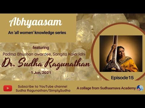 How does one practise when you have back to back concerts? Sudha Ragunathan explains for 'Abhyaasam'