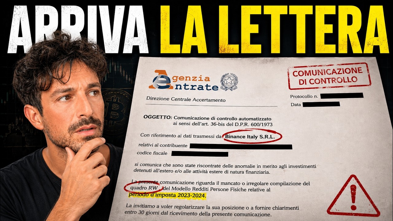 AGENZIA DELLE ENTRATE: SONO PARTITI I CONTROLLI SULLE CRYPTO (ASCOLTA!)