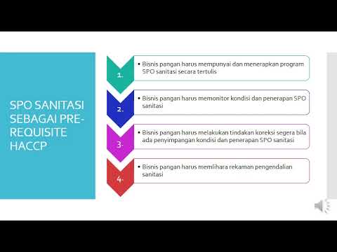 STANDAR OPERASIONAL PROSEDUR SANITASI SSOP